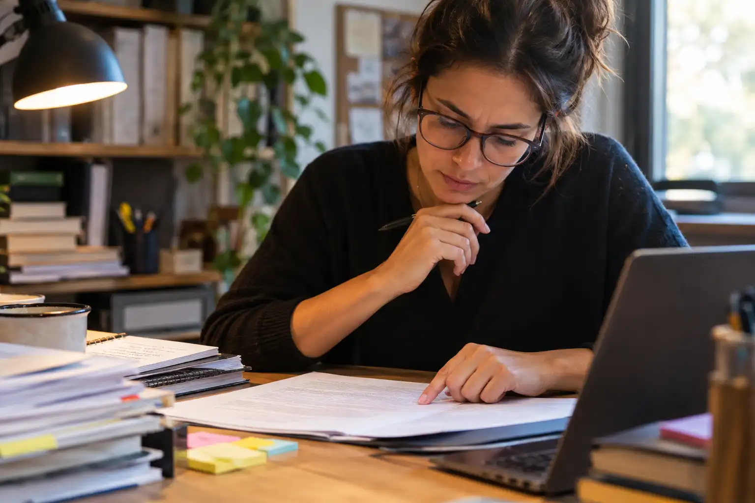 Profesional analizando el Listado 108B In Fine para calcular cuánto puntaje puede sumar